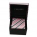 Rózsaszín selyem nyakkendő - szürke-fekete csíkos