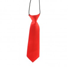 Gumis gyermek nyakkendő - piros