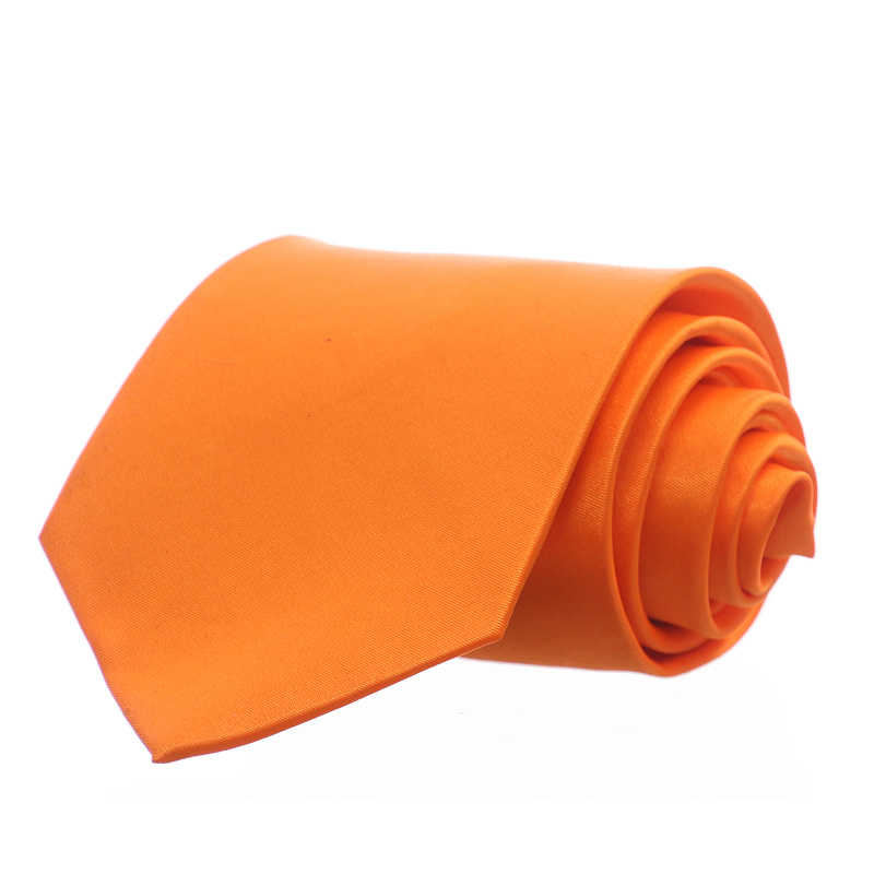 Egyszínű nyakkendő - narancssárga