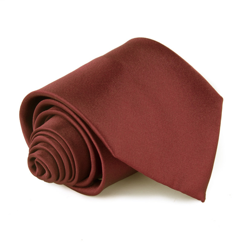 Egyszínű nyakkendő - burgundi