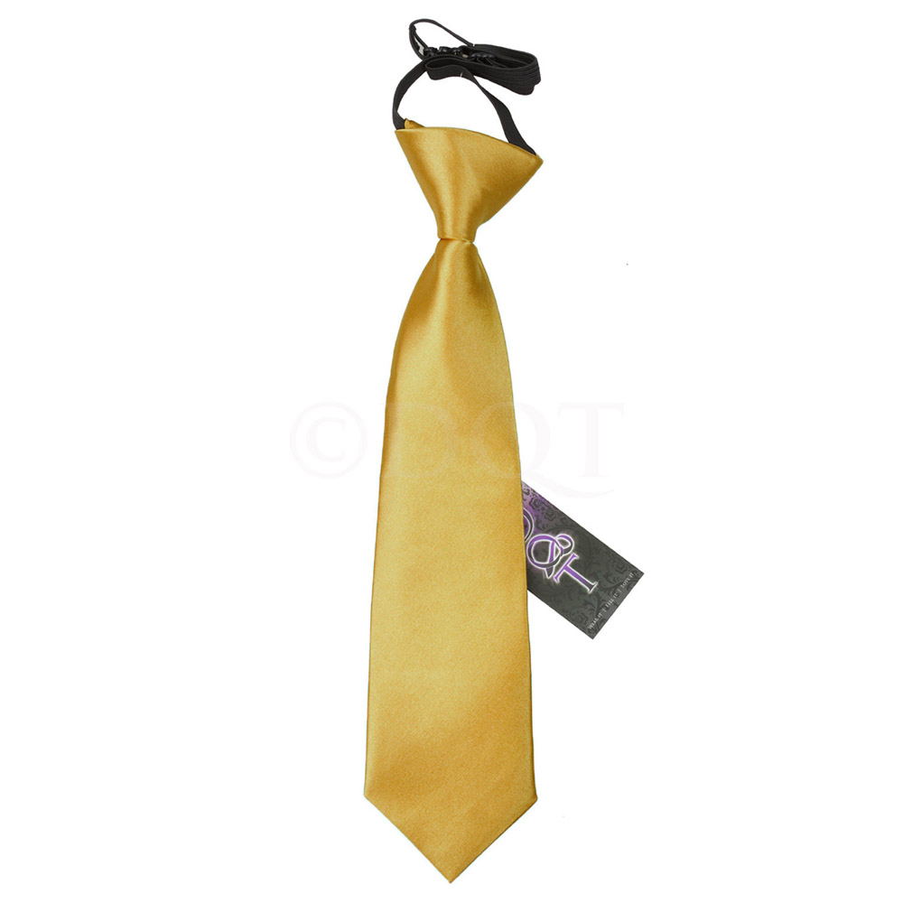 Gumis gyermek nyakkendő - arany