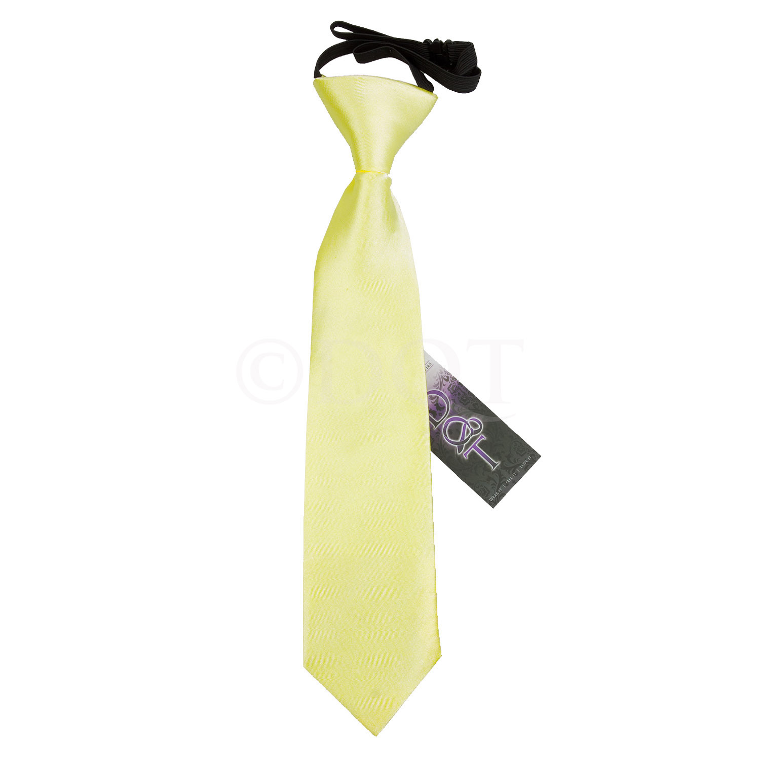 Apa - fia nyakkendő páros - halvány sárga